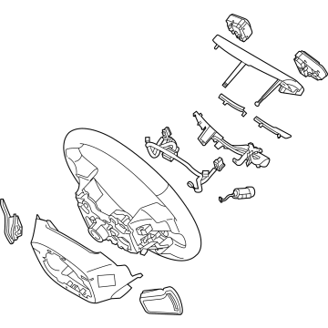 Hyundai 56110-B1AY0-RSS Steering Wheel Assembly