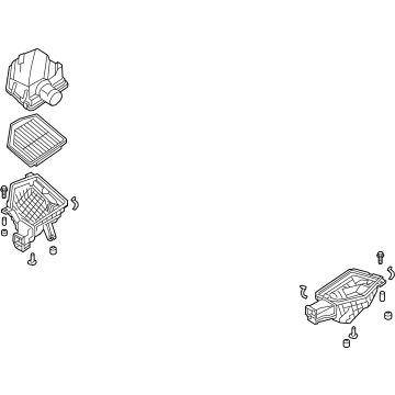 2022 Hyundai Genesis G90 Air Filter Box - 28122-D2300