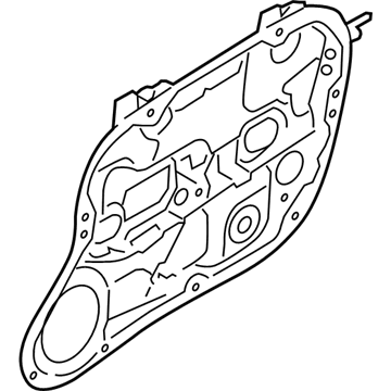 Hyundai 82481-2H301 Front Right-Hand Door Module Panel Assembly