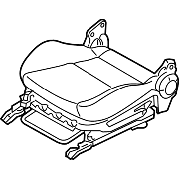 Hyundai 88260-2M200-MAC Front Passenge Side Seat Cushion Covering