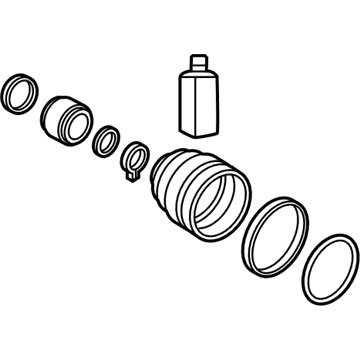 Hyundai 49587-S9400 DAMPER Kit-FR Axle Dynamic,LH