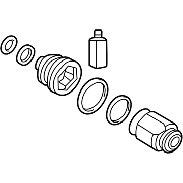 Hyundai 49582-C5430 Joint Kit-FR Axle Diff Side,LH