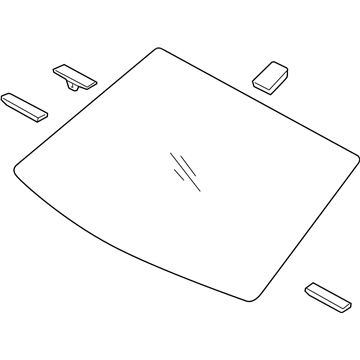 Hyundai 86110-3V770 Windshield Glass Assembly