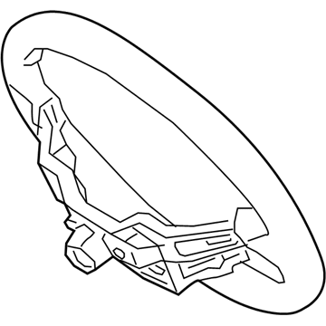 Hyundai 56111-G3000-PTW Body-Steering Wheel