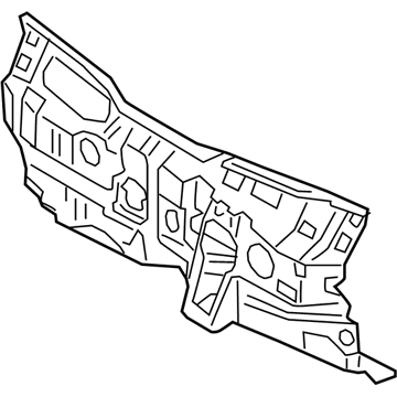 Hyundai 84120-J3010 Pad Assembly-Isolation Dash Panel