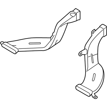 Hyundai 97370-3YAA0 Duct-Rear Heating,RH