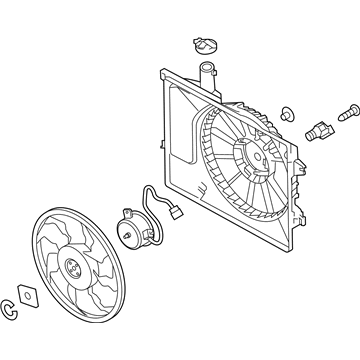 2013 Hyundai Elantra GT Fan Motor - 25380-3X100