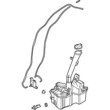 Hyundai 98610-N9100 Reservoir & Pump Assembly-Washer