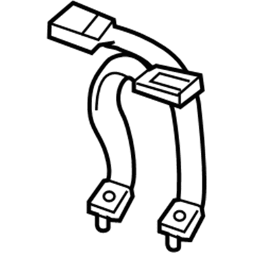 Hyundai 89840-2D502-ZE Mini Buckle Assembly-Rear Seat Belt,R