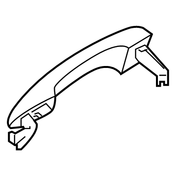 Hyundai Sonata Hybrid Door Handle - 83661-L1020