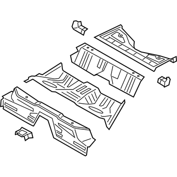 2019 Hyundai Genesis G70 Floor Pan - 65510-G9000