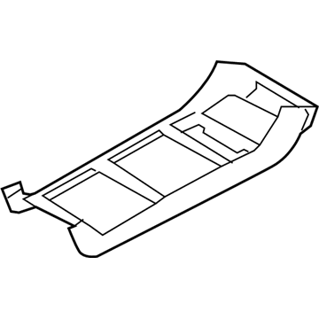 Hyundai 84654-3L000-RD Upper Cover-Garnish