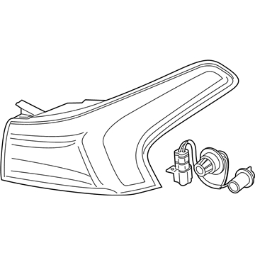 Hyundai 92401-S2100 Lamp Assembly-Rear Comb Outside,LH