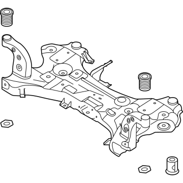 Hyundai 62405-J9000 CROSSMEMBER COMPL