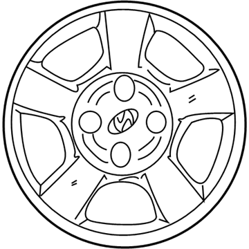 2003 Hyundai Accent Wheel Cover - 52960-25500