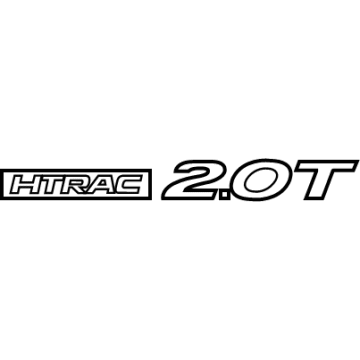 2020 Hyundai Santa Fe Emblem - 86316-S2020