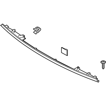 Hyundai 87310-S2500 GARNISH Assembly-Tail Gate