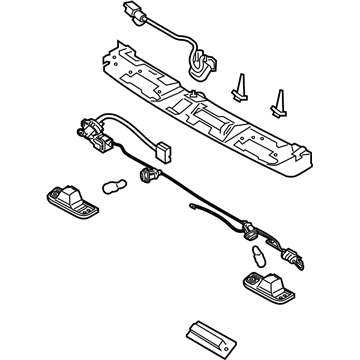 Hyundai 92530-S2500 BRKT Assembly-License Plate Lamp M