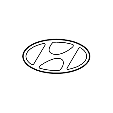 2022 Hyundai Santa Fe Hybrid Emblem - 86300-S1600