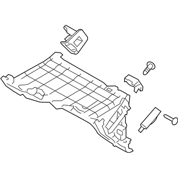 Hyundai 84540-F2000-TRY Panel Assembly-Lower Crash Pad,RH