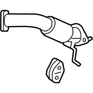 Hyundai 28610-4R000 Front Muffler Assembly