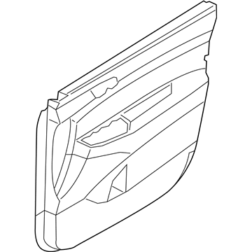 Hyundai 82308-S8160-YJY Panel Assembly-Front Door Trim,RH