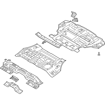 Hyundai Santa Fe Floor Pan - 65510-S2600