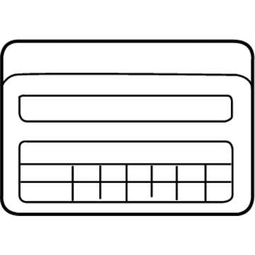 Hyundai 32451-23076 Label-Emission Control