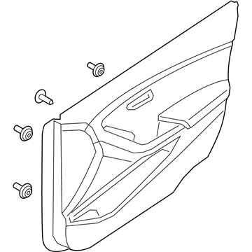 Hyundai 82308-G3030-XUG Panel Assembly-Front Door Trim,RH