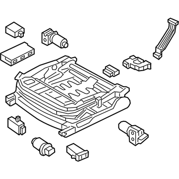 Hyundai 88110-B1160 Track Assembly-Front Seat Driver