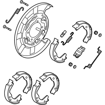 Hyundai 58270-G9550 Brake Assembly-Parking Rear,RH