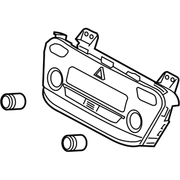 2018 Hyundai Ioniq A/C Switch - 97250-G2070-WMP