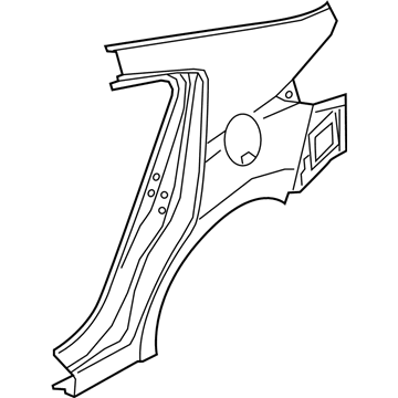 Hyundai 71503-F2C10 Panel Assembly-Quarter Outer,LH