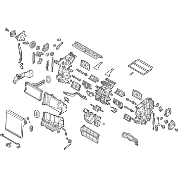 Hyundai 97205-L5500 Heater & Evaporator Assembly