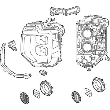 Hyundai 92101-S8210 Lamp Assy-Head,Lh