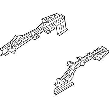 Hyundai 65720-E6600 Member Assembly-Rear Floor Side,RH