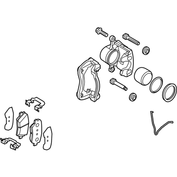2020 Hyundai Kona Electric Brake Caliper - 58110-K4000