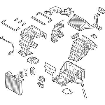 Hyundai 97205-G9000 Heater & Evaporator Assembly