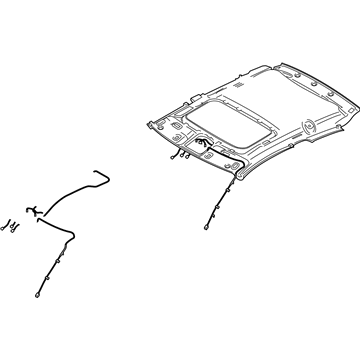 Hyundai 85410-J3020-NNB Headlining Assembly