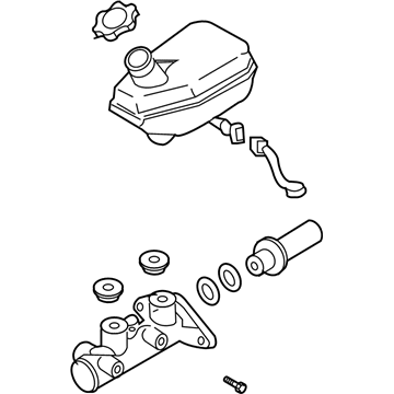 2006 Hyundai Entourage Brake Master Cylinder Reservoir - 58510-4D500