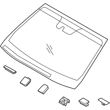 Hyundai 86110-4Z000 Windshield Glass Assembly