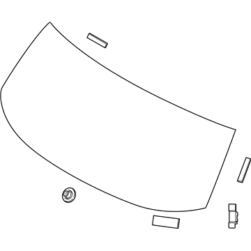 Hyundai 87110-S8100 Glass Assembly-Tail Gate