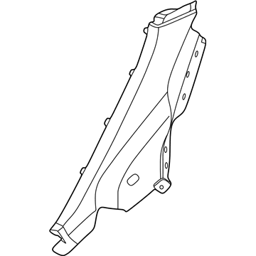 Hyundai 85895-3Y000-HZ Trim Assembly-Rear Wheel House RH