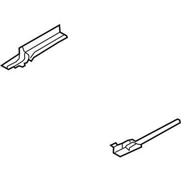 Hyundai 65723-3M000 Extension-Rear Floor Side Rear Lower,RH