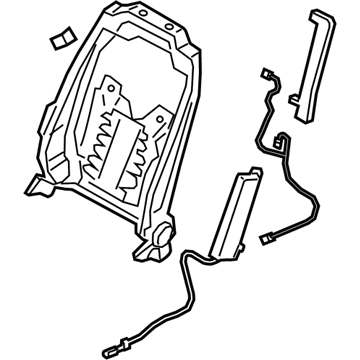 Hyundai 88310-S2060 Frame Assembly-FR Seat Back LH