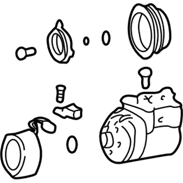 Hyundai 97701-26011 Compressor Assembly