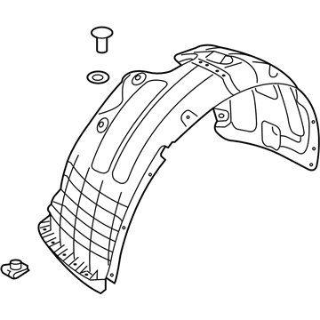 Hyundai Tucson Wheelhouse - 86812-D3500