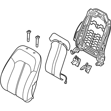 Hyundai 88400-C2KB0-X3R Back Assembly-Front Seat Passenger