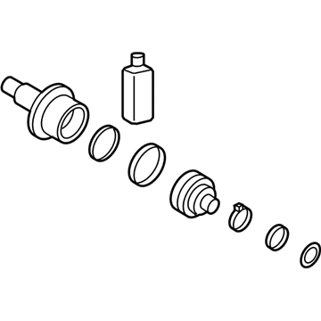 Hyundai 49680-S1000 Joint & Boot Kit-RR Axle Wheel