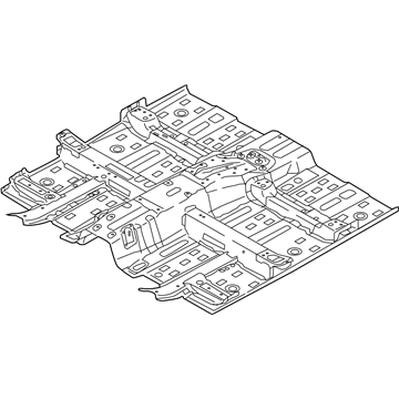 2020 Hyundai Ioniq Floor Pan - 65100-G2000
